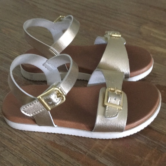 Nina Other - Girls Nina gold platform sandals
